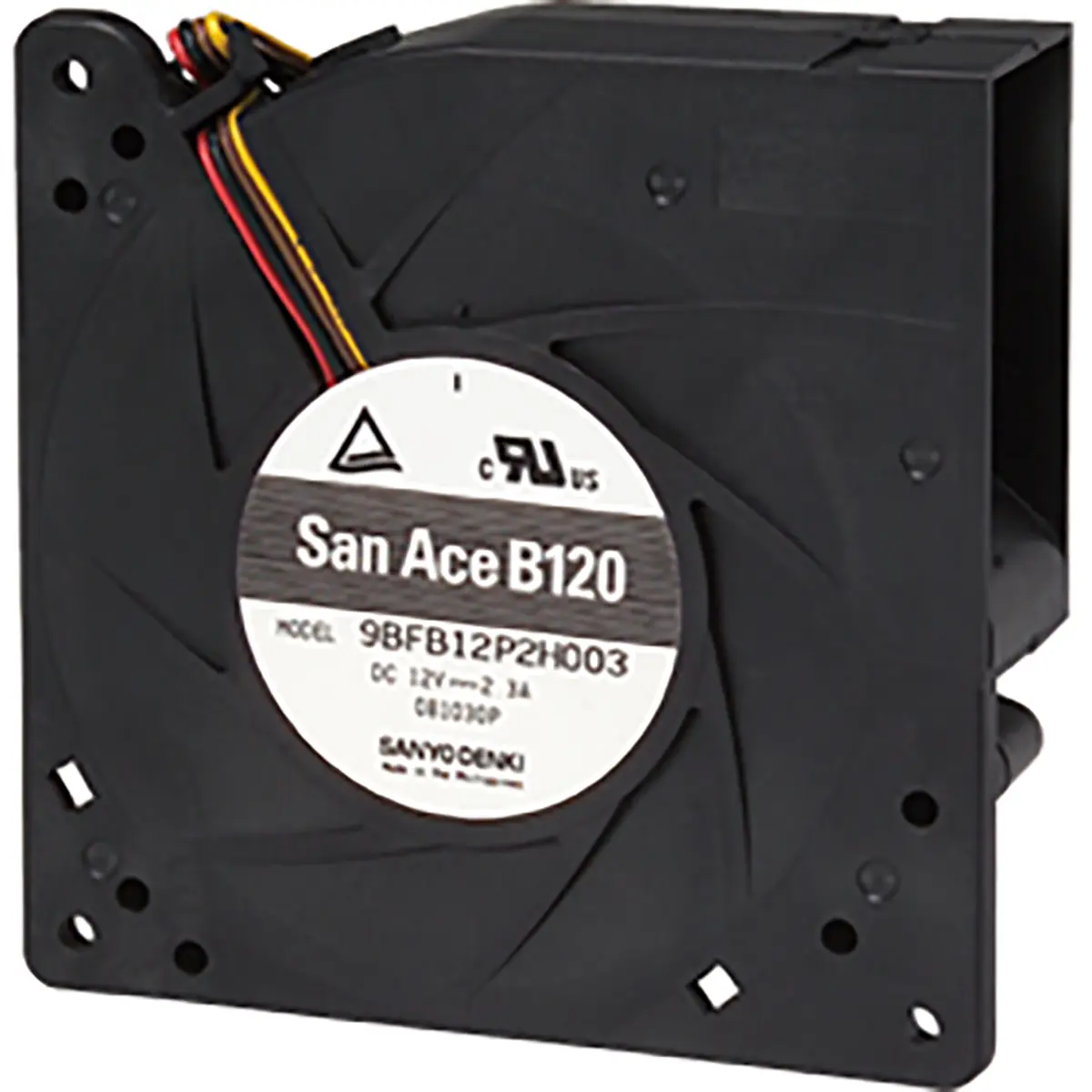 Sanyo Denki San Ace B120 Gebläse, 24 V dc, DC, 56.5cfm, 62dB(A), 120 x 120 x 32mm, 3750U/min