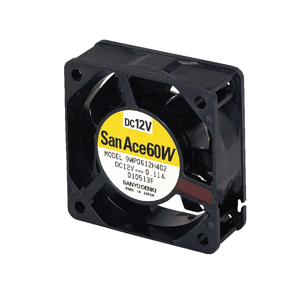 Produktfoto 1 von Sanyo Denki 9WP DC-Axiallüfter, Kugellager, 24 V dc / 1.44W, 60 x 60 x 25mm, 18.7cfm