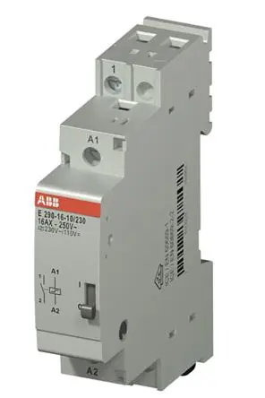 Produktfoto 1 von ABB E290-16-10/230 Leistungsrelais 230V ac Spule SPST DIN-Hutschiene 16A