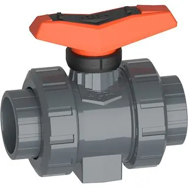 Produktfoto 1 von Georg Fischer Kugelventil Klebe-Muffe Kugel aus Polyvinylchlorid 16 bar