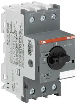Produktfoto 1 von ABB MS116 Motorschutzeinheit, 25A 85.4mm x 45 mm