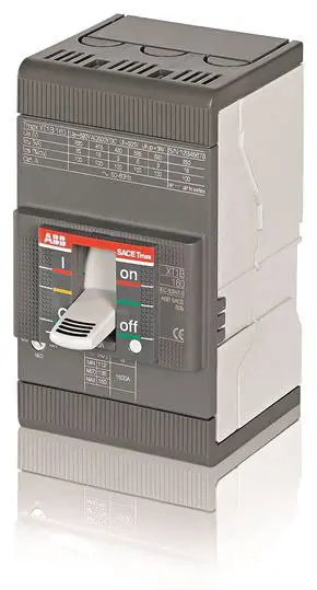 Produktfoto 1 von ABB SACE Tmax XT XT1, Kompaktschutzschalter 3-polig, 125 A / Abschaltvermögen 50 kA 690 V ac 500 V dc