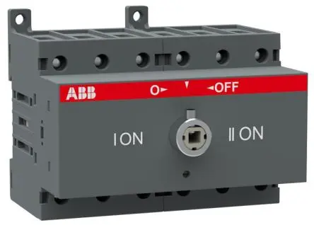 Produktfoto 1 von ABB Trennschalter 3-polig DIN-Hutschiene 16A Schwarz IP20 3-phasig