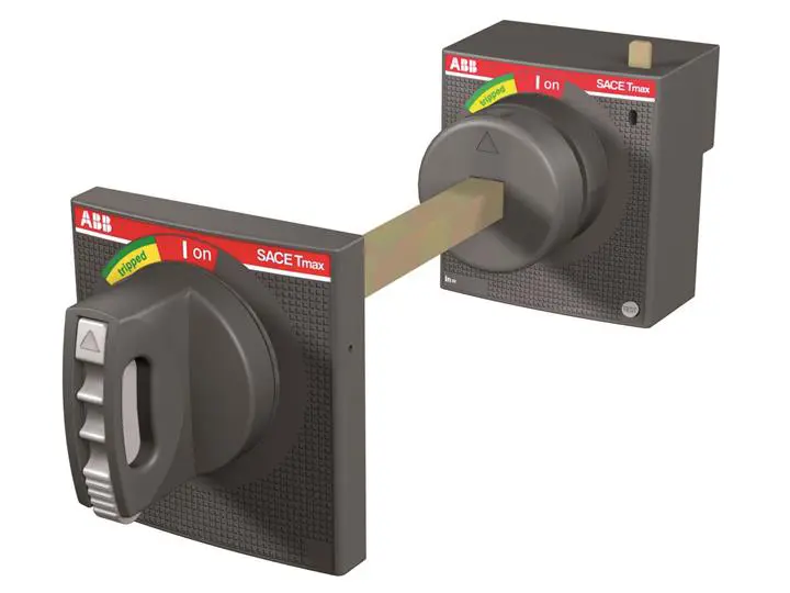 Produktfoto 1 von ABB Schwarz RHE Drehgriff für Überlastschalter XT2, XT4 500 mm 2-fach abschließbar