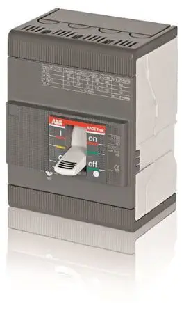 Produktfoto 1 von ABB XT1 Trennschalter 4-polig DIN-Hutschiene 16A Grau IP20, IP40 4-phasig