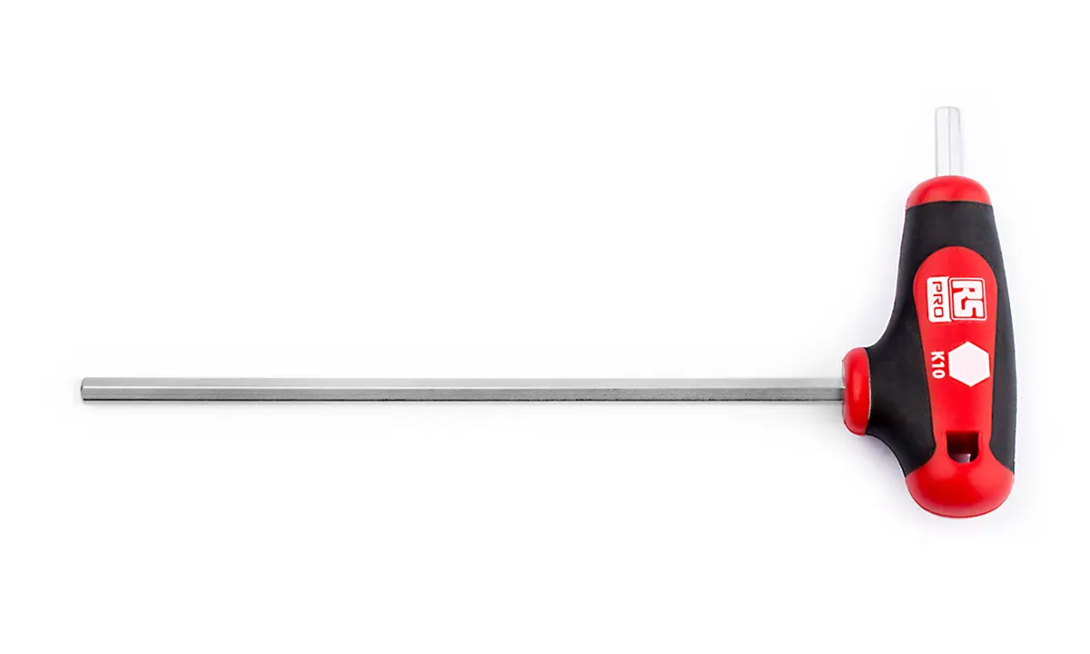 RS PRO metrisch Innensechskant-Schlüssel 2.5mm T-Griff kurz/lang