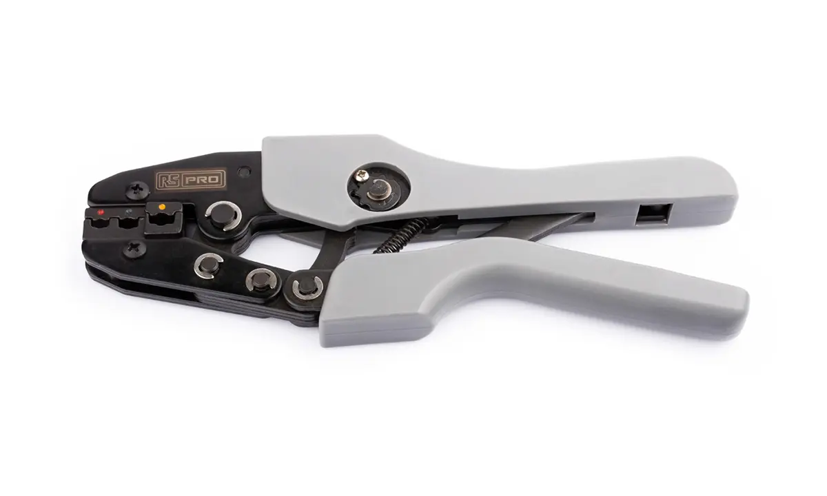 Produktfoto 1 von RS PRO E69 Crimp-Werkzeug 0.5-6.0 mm² für Isolierte Spatensteckverbinder, 220 mm