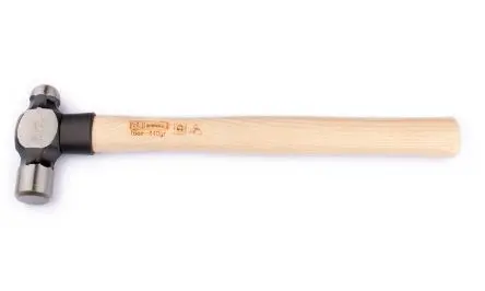 Produktfoto 1 von RS PRO Hammer, Kugelhammer aus Stahl 16 oz Eschenholz-Stiel 350 mm