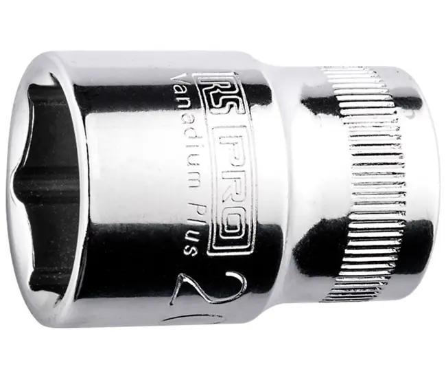 Produktfoto 1 von RS PRO 1/2 in 6-Kant Buchse SW 12 mm Sechskant x 38 mm