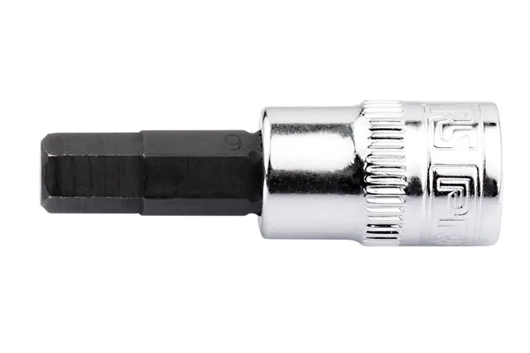 RS PRO 1/4 in Sechskant Buchse Vierkant x 18.0 mm