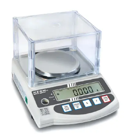 Kern EW 620-3NM+C Präzisionswaage mit Zählfunktion 620g / Auflösung 0.001 g, vorkalibriert