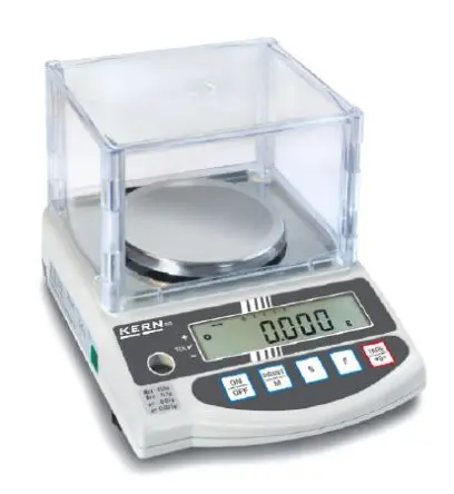 Produktfoto 1 von Kern EW 620-3NM+C Präzision Waage Zählfunktion 620g / Auflösung 0.001 g