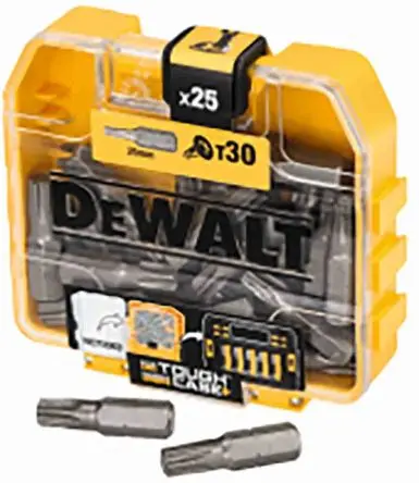 Produktfoto 1 von DeWALT T30 Schraubbit, Sechskant, 31-teilig, 25mm