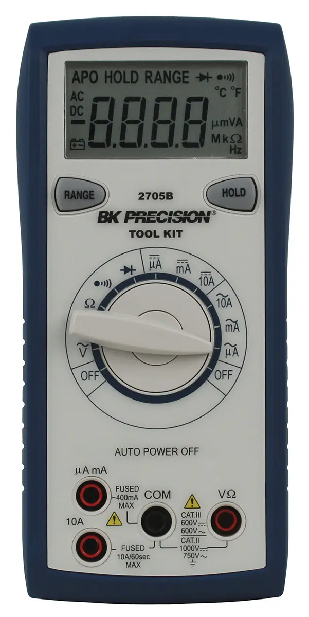 Produktfoto 1 von BK Precision Tragbar Digital Multimeter, CAT III, CAT