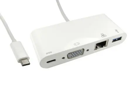 Produktfoto 1 von RS PRO Adapter, USB 3.1, - VGA