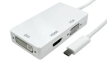 Produktfoto 1 von RS PRO Adapter, USB 3.1, - VGA, HDMI, DVI, 1920 x 1200 (60Hz)