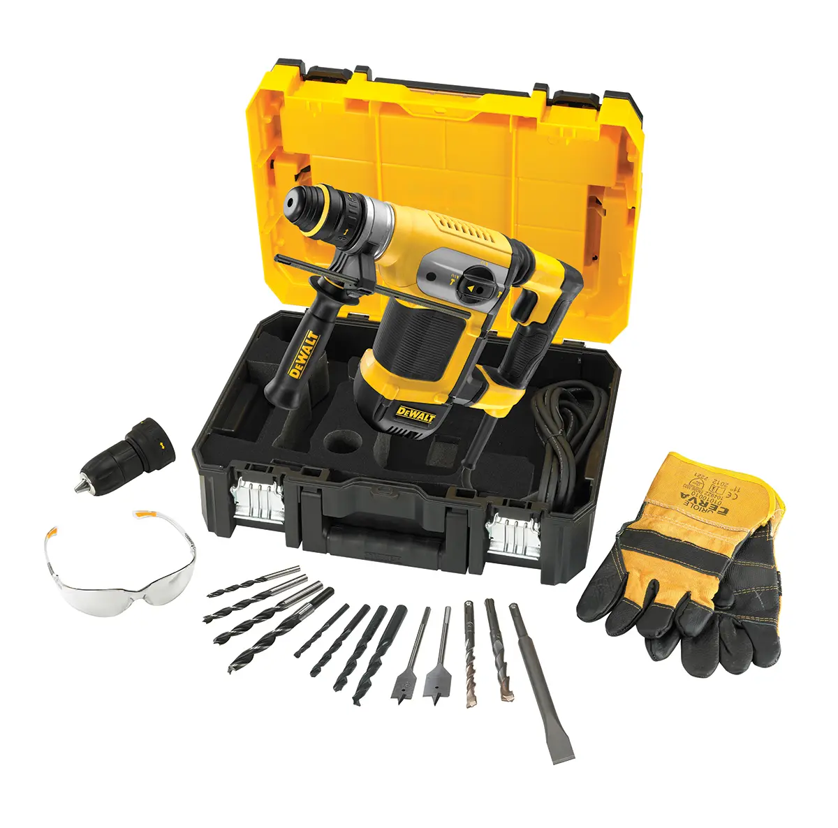 Produktfoto 1 von DeWALT Netz SDS Bohrhammer 240V Bürstenmotor 1kW