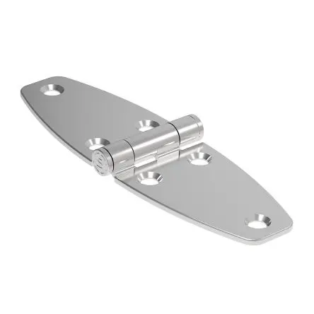 Produktfoto 1 von Southco Edelstahl Bandscharnier Festwert Schraubbefestigung Freischwingend, 9 mm x 38.2mm x 118 mm