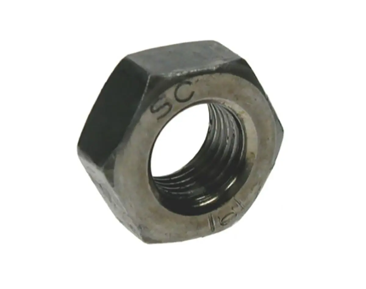 Produktfoto 1 von RS PRO Sechskantmuttern, M20 Stahl 30.0mm Glatt DIN 934