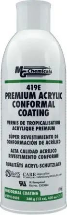 Produktfoto 1 von MG Chemicals Acrylat, Leiterplatte Konforme Beschichtung Klar, Zerstäuber -65 °C 420 ml 130 °C