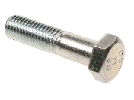 Produktfoto 1 von RS PRO M24 x 130 mm Sechskantschraube, Stahl Glanzzink, DIN 931