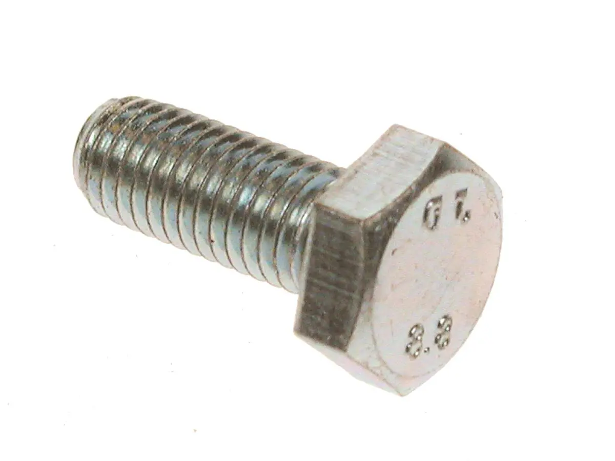 Produktfoto 1 von RS PRO x 3.0 mm Sechskantschraube, Stahl Glanzzink, DIN 933