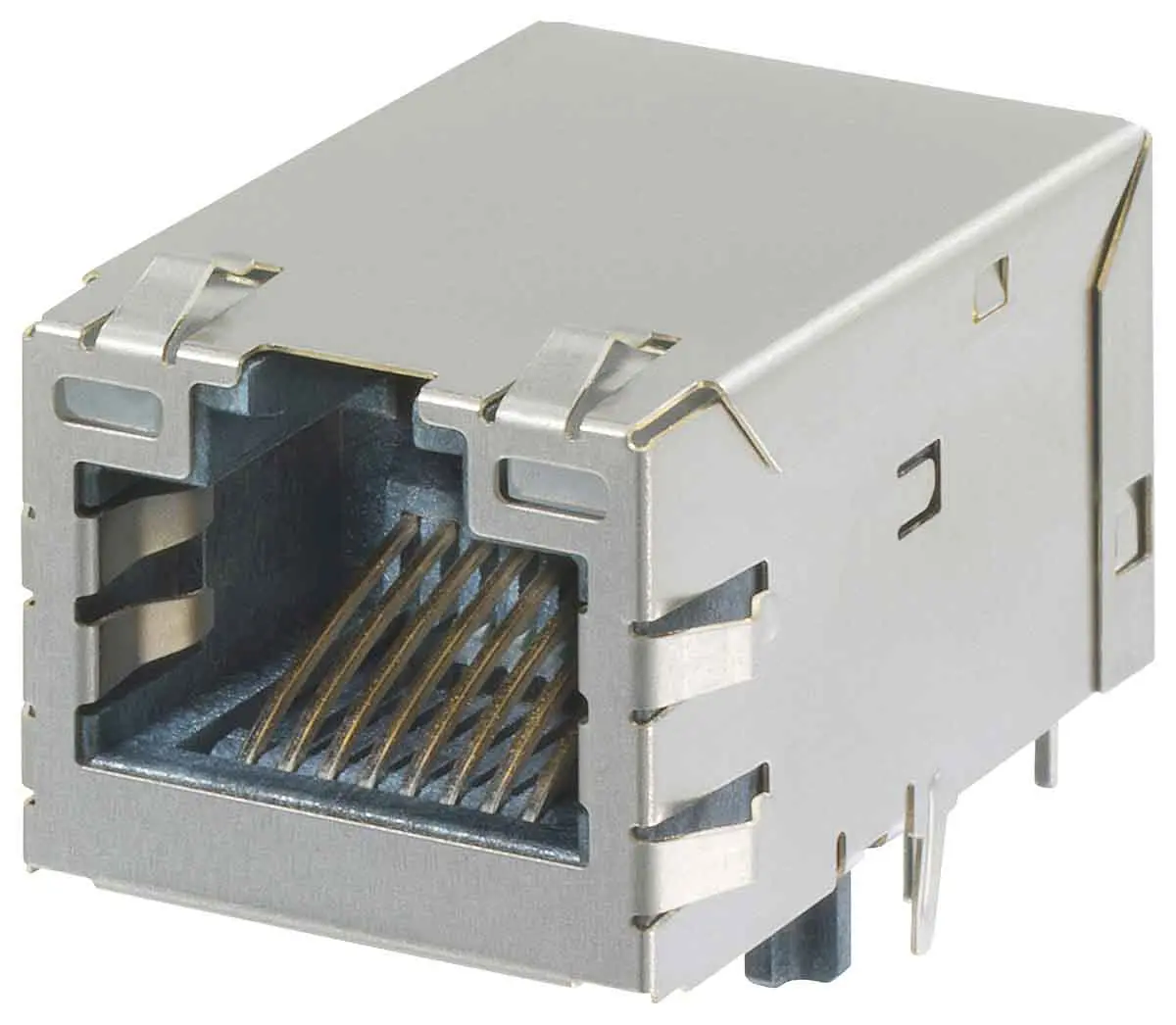 Produktfoto 1 von Molex 93462 Buchse RJ45-Steckverbinder, 2-Port 8-polig Abgeschirmt Panel gewinkelt