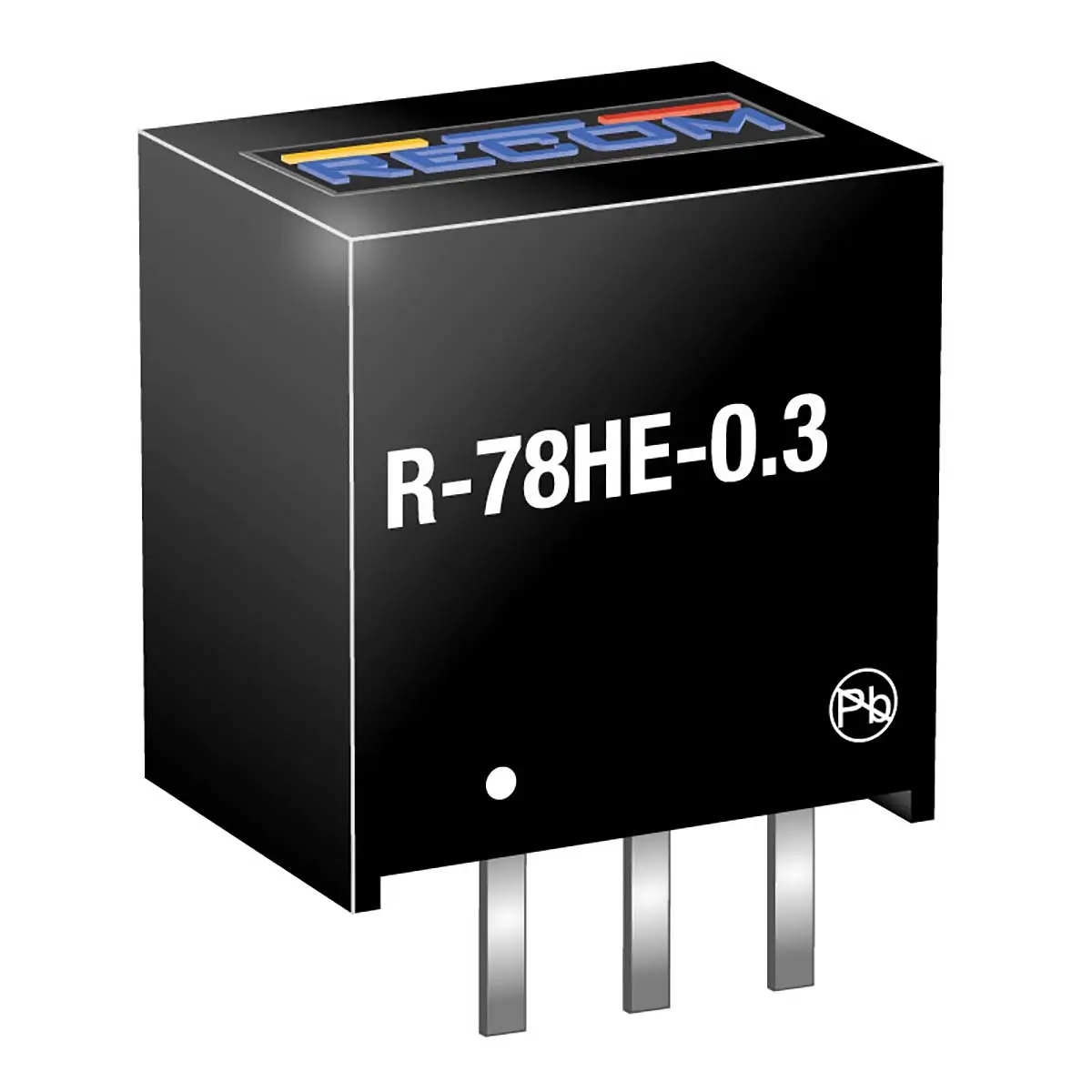 Recom R-78HE-0.3 Schaltregler, Eingang 6.5 → 72V dc / Ausgang 5V dc, 1 Ausg., 1.5W, 300mA, PCB-Montage