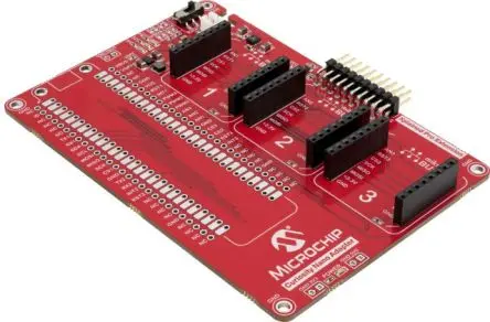 Produktfoto 1 von Microchip Hardware-Erweiterungsplattform zum Einsatz mit Mikrobus Click Module, Xplained Pro Erweiterungsplatinen