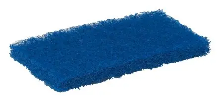 Produktfoto 1 von Vikan Scheuerschwamm 245 mm für Industrielle Reinigung, Blau 115mm 25 mm