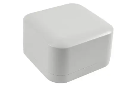 Produktfoto 1 von Hammond 1557 ABS Wandanschlusskasten Hellgrau IP66, HxBxT 70 mm, 120 mm x 120 mm