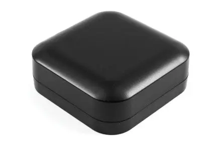 Produktfoto 1 von Hammond 1557 ABS Wandanschlusskasten Schwarz IP66, HxBxT 45 mm, 120 mm x 120 mm