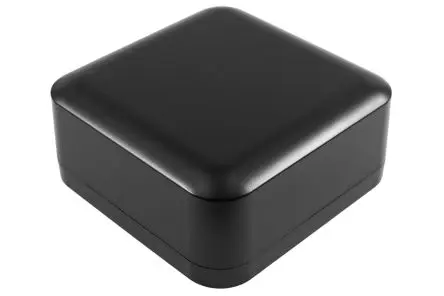 Produktfoto 1 von Hammond 1557 ABS Wandanschlusskasten Schwarz IP66, HxBxT 70 mm, 160 mm x 160 mm