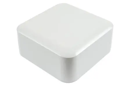 Produktfoto 1 von Hammond 1557 ABS Wandanschlusskasten Hellgrau IP66, HxBxT 70 mm, 160 mm x 160 mm