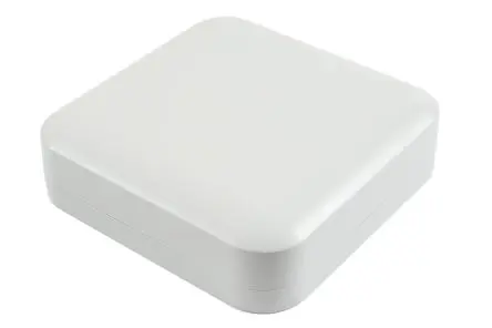 Produktfoto 1 von Hammond 1557 ABS Wandanschlusskasten Hellgrau IP66, HxBxT 45 mm, 160 mm x 160 mm