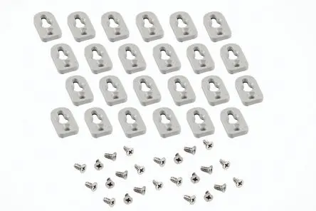 Hammond Regalfuß Polycarbonat, für Gehäuse der Serie 1557 1557