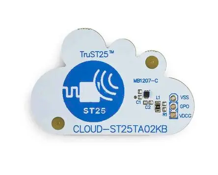 Produktfoto 1 von STMicroelectronics Entwicklungstool Kommunikation und Drahtlos ST25TA02KB-P Entwicklungskit GPIO für Serie ST25TA,