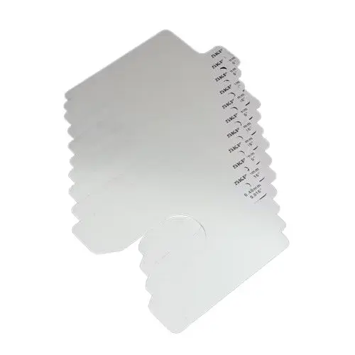 Produktfoto 1 von SKF Zugeschnittene Beilagscheibe, Edelstahl, 100 mm x 0.2 mm x 32 mm x 100 mm Grau