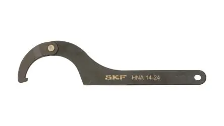 Produktfoto 1 von SKF Ventilhaken-Schlüssel, 90 mm - 150 mm Stahl, Kohlenstoffstahl, Phosphatbeschichtet