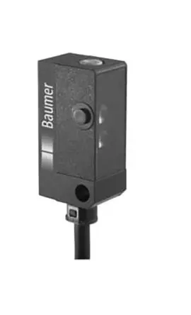 Produktfoto 1 von Baumer FHDK 10P Kubisch Optischer Sensor, Hintergrundunterdrückung, PnP Ausgang, 4-polig M8