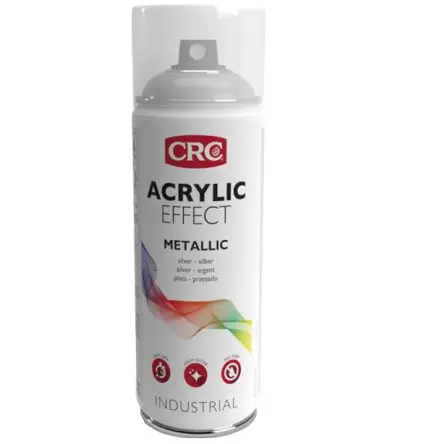 Produktfoto 1 von CRC 400 ml CRC Acrylic Metallic Paint Sprühfarbe Schwarz Matt, Keine RAL