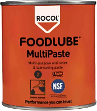 Produktfoto 1 von Rocol Foodlube Multi-Paste Dünnschicht Schmiermittel Mehrzweckschmiermittel Paste Lebensmittelsicher, Zinn 500 g