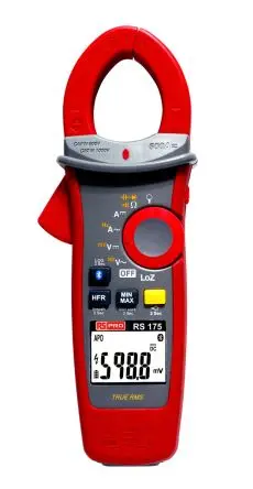 Produktfoto 1 von RS PRO 175 Stromzange Industriestrommesszange 600 A CAT IV 600 V, CAT III 1000 V 1000 V ac, 1000 V dc / 600 A, 60 kΩ,