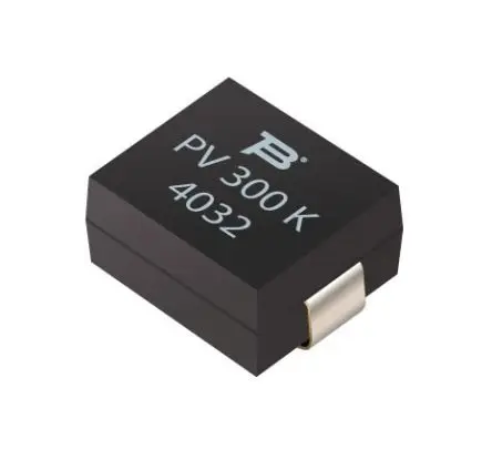 Produktfoto 1 von Bourns PV Varistor, 680 pF, 100 V / 5 A 165 V, 1200 A max., 4032 Gehäuse, 4.7 mm, L. 10 mm