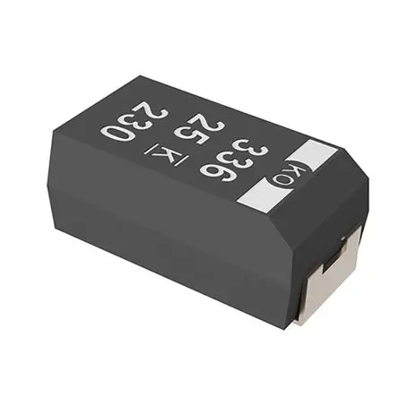 Produktfoto 1 von KEMET KO-CAP, Oberfläche Hybrid Polymerkondensator 100 μF ±20 % / 25V dc, -55 °C → 125 °C