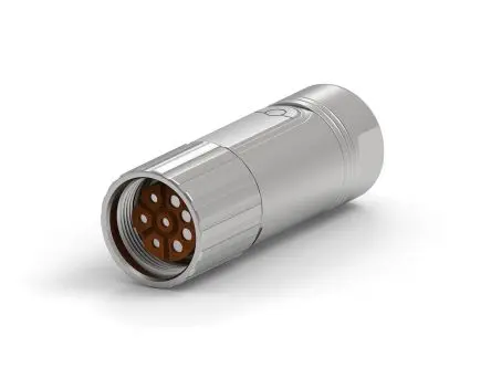 TE Connectivity Speedtec 923 23 mm Standard Rundsteckverbinder Stecker 8-polig Stecker 30A Frontplattenmontage IP67