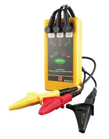 Produktfoto 1 von RS PRO, LED-Anzeige Drehfeldrichtungsanzeiger 45 Hz, 600V ac