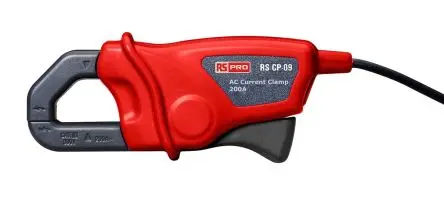 Produktfoto 1 von RS PRO RS CP-09 AC Stromzange Ø 16 mm / 200 A Strom