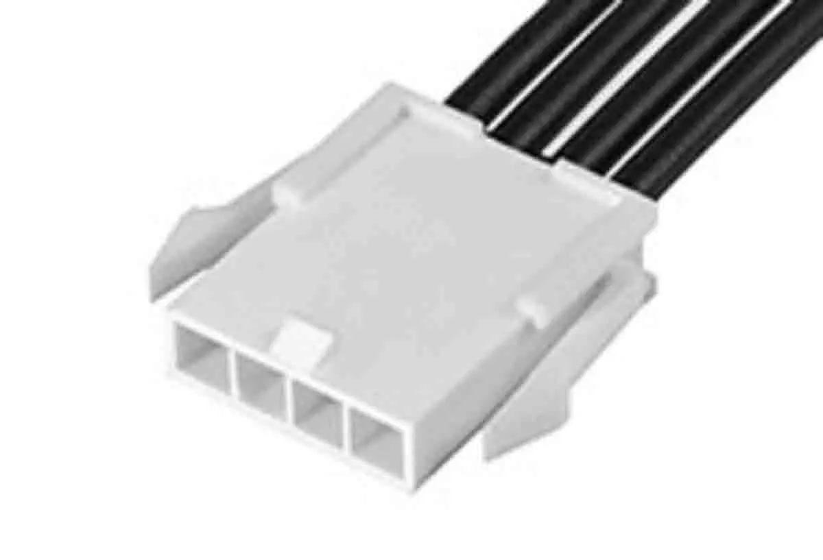 Produktfoto 1 von Molex 4 215321 Platinenstecker-Kabel Mini-Fit Jr 4 / Anschlusslitze Buchse / Buchse, 300 mm