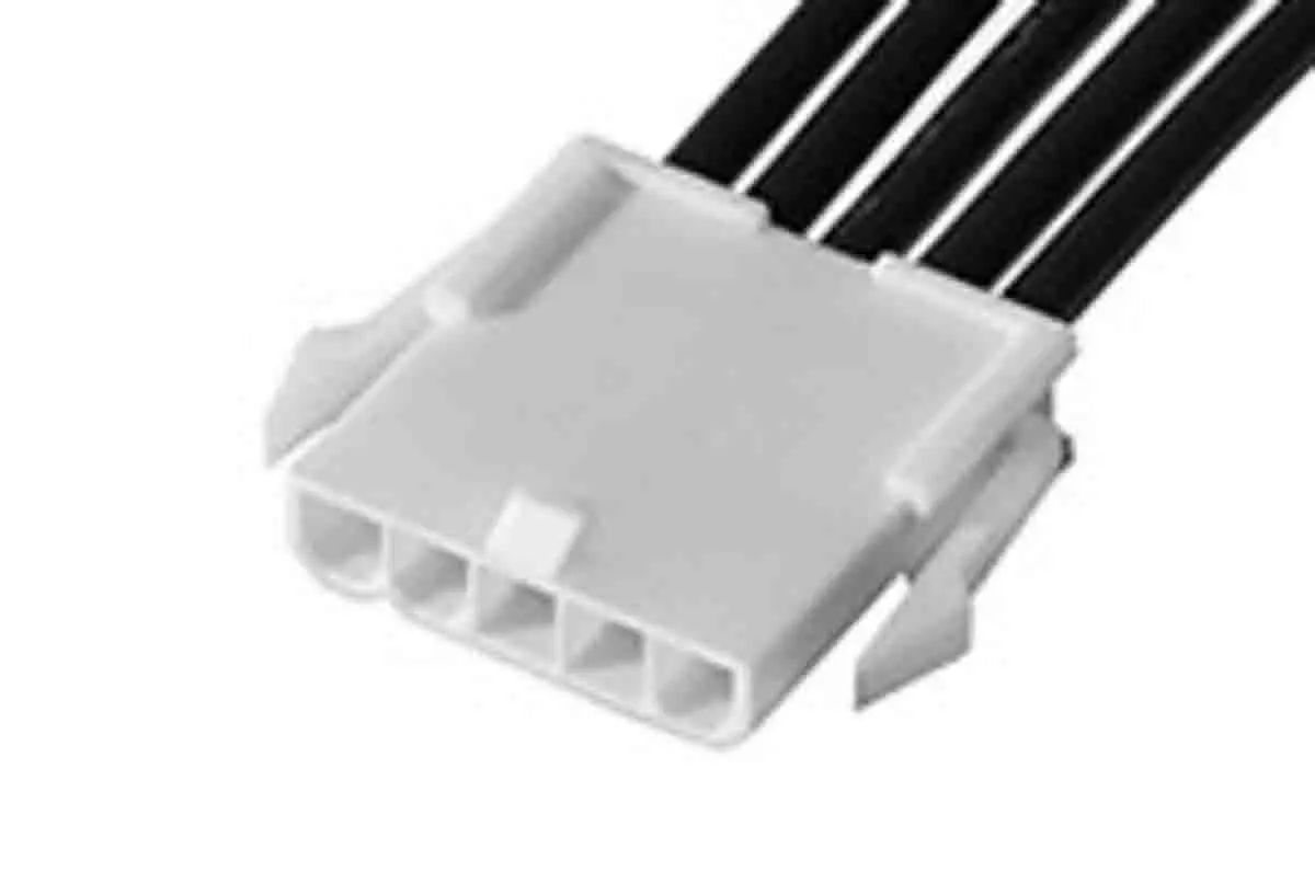 Molex 5 215321 Platinenstecker-Kabel Mini-Fit Jr 5 / Anschlusslitze Buchse / Buchse, 600 mm